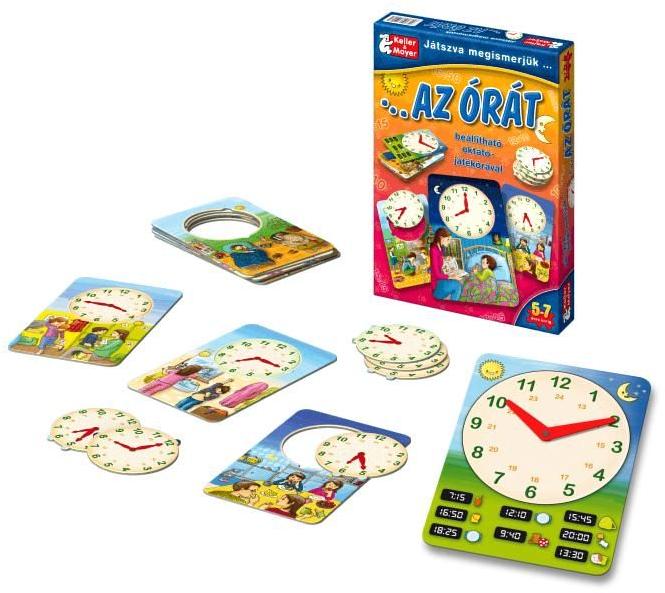 Játszva megismerjük az órát