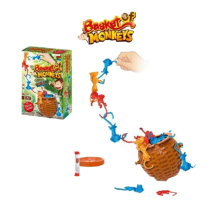 Egyensúlyozós, majom, Társasjáték, 16x24 cm dob.