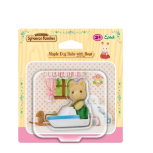 Kutyus bébi csónakkal EB Sylvanian 1485
