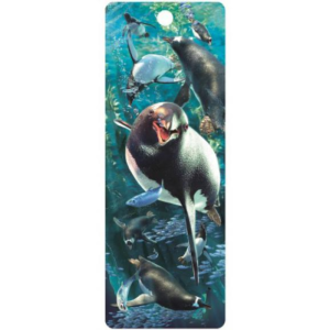 3D Könyvjelző - Pingvinek