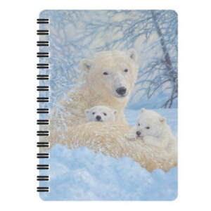 3D notesz - Jegesmedve család