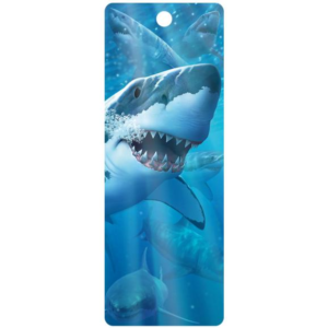 3D Könyvjelző - Nagy Fehér Cápa