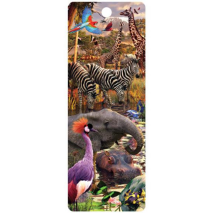 3D Könyvjelző - Vad állatok 2