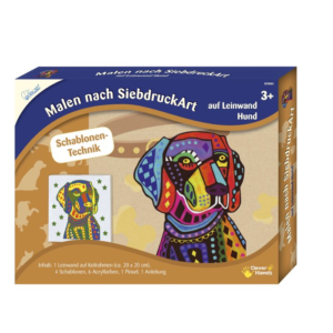 Mammut Festés számok után szitanyomással Kutya (20x20cm)