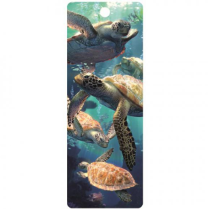 3D könyvjelző - Teknősök