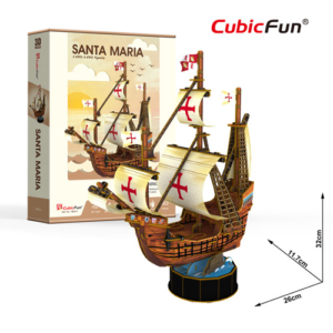 3D puzzle Santa Maria 93 darabos CubicFun