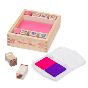 Melissa & Doug 12415 Fa pecsét készlet - pillangók és szivek