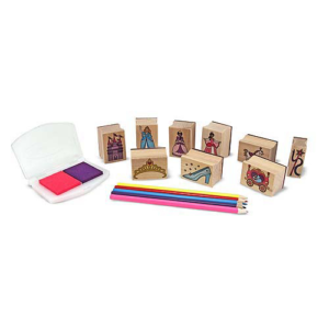 Melissa & Doug 12418 Fa nyomdaszett - hercegnők
