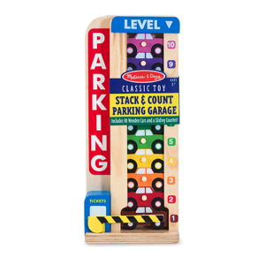 Melissa & Doug 15182  FA KÉSZSÉGFEJLESZTŐ JÁTÉK SZÍNES-SZÁMOS AUTÓS PARKOLÓTORONY