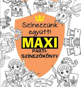 Maxi parti-színező - Lovagok