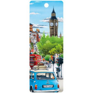 3D Könyvjelző - London utca