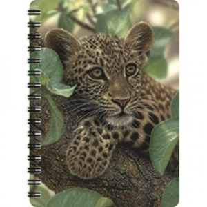 3D notesz - leopárd