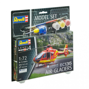 Revell Modell szett EC 135 Air-Glaciers makett 1:72 (64986)