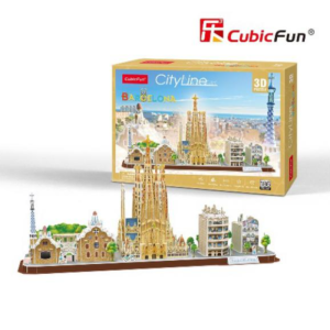 3D puzzle City Line Barcelona