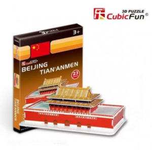 3D puzzle mini méret Beijing Tiananmen CubicFun