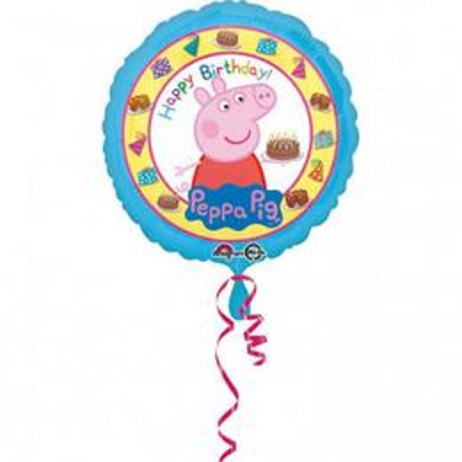 Peppa Malac Szülinapi Héliumos Fólia Lufi, 46 cm