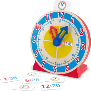 Melissa & Doug 14284  FA KÉSZSÉGFEJLESZTŐ JÁTÉK FORGASD ÉS OLVASD ÓRATANULÓ