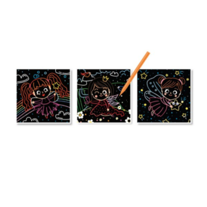 Dodo Színes Képkarcoló Szett - Tündérek