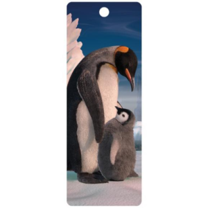 3D Könyvjelző - Pingvin