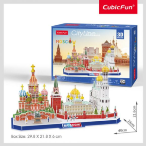 3D puzzle City Line Moszkva 668
