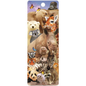 3D Könyvjelző - Vadállatok