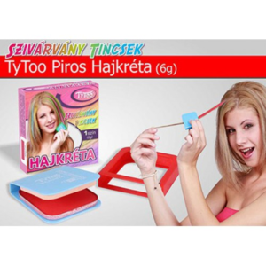 Tytoo hajkréta 6g piros Szivárvány tincsek