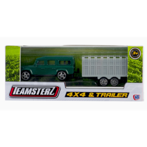4x4 autó és utánfutó - zöld Teamsterz