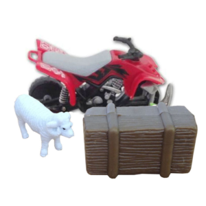 Farm terepmotor - piros Teamsterz