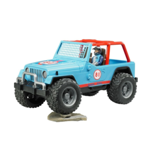 Bruder Jeep Cross terepjáró (kék) sofőrrel (02541)