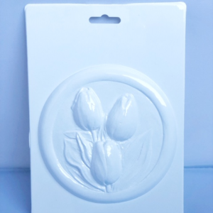 Öntőforma - Tulipán kerek kép