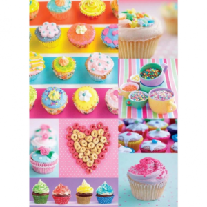 1000 db-os puzzle - Süti kollázs