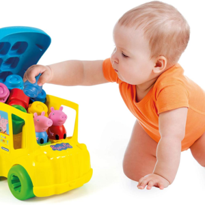 CLEMMY PEPPA MALAC BUSZ PUHA ÉPÍTŐKOC Clementoni