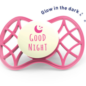 Nuvita Air.55 Cool! éjszakai fogszabályzós cumi védőkupakkal 6hó+ - Glow Marsala - 7084