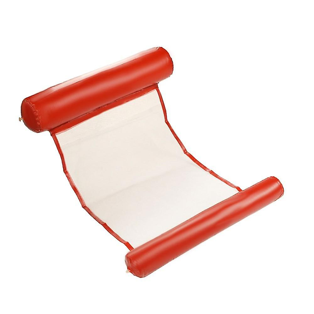 Felfújható hálós matrac pumpával piros